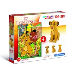 Clementoni Lion King Puzzle 3D 104 pièce(s) Télévision/films
