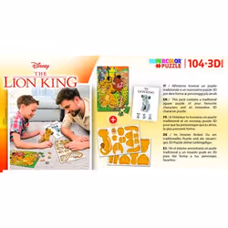 Clementoni Lion King Puzzle 3D 104 pièce(s) Télévision/films - Vue supplémentaire 3