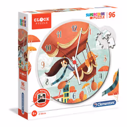 Clementoni Clock 96 Pièces - Montgolfière - Vue supplémentaire 2