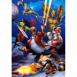 Clementoni Supercolor Marvel guardians of the galaxy Jeu de puzzle 180 pièce(s) Bandes dessinées - Vue supplémentaire 2
