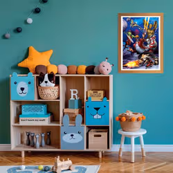 Clementoni Supercolor Marvel guardians of the galaxy Jeu de puzzle 180 pièce(s) Bandes dessinées - Vue supplémentaire 3