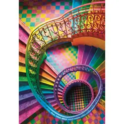 Clementoni Compact 500 pièces - Colorboom Stairs