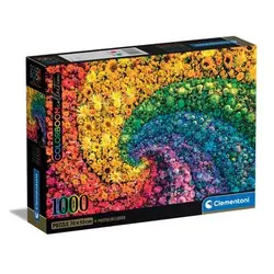 Clementoni Compact 1000 pièces - Colorboom Whirl