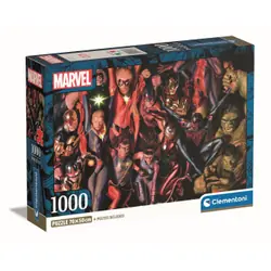Clementoni Compact 1000 pièces - Marvel, Les Avengers