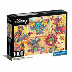Clementoni Compact puzzle 1000 pièces - Disney Classic