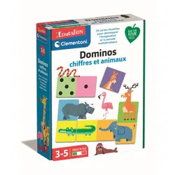 Clementoni Dominos chiffres et animaux