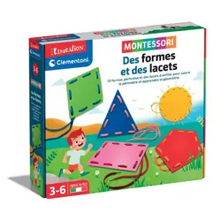 Clementoni Des formes et des lacets - Montessori