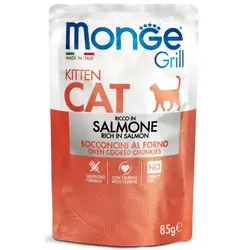 Monge Cat Grill Kitten Lachs 85g