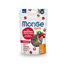 Monge Gift croquette pour chat 60 g Adulte Airelle, Canard