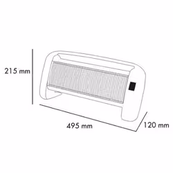 Argoclima Betsy Intérieure Blanc 1200 W Chauffage d'appoint électrique à quartz - Vue supplémentaire 4