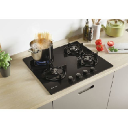 Candy CVW6BB plaque Noir Intégré 59.5 cm Gaz 4 zones