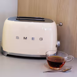 Smeg TSF01CREU grille-pain 6 2 part(s) 950 W Crème - Vue supplémentaire 5