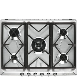 Smeg Victoria SR975XGH plaque Acier inoxydable Intégré 68.5 cm Gaz 5 zone(s)