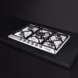 Smeg Victoria SR975XGH plaque Acier inoxydable Intégré 68.5 cm Gaz 5 zone(s) - Vue supplémentaire 3