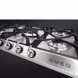 Smeg Victoria SR975XGH plaque Acier inoxydable Intégré 68.5 cm Gaz 5 zone(s) - Vue supplémentaire 4