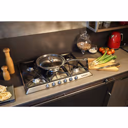 Smeg Victoria SR975XGH plaque Acier inoxydable Intégré 68.5 cm Gaz 5 zone(s) - Vue supplémentaire 7