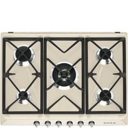 Smeg Victoria SR975PGH plaque Crème Intégré 68.5 cm Gaz 5 zone(s)