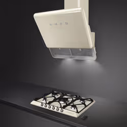 Smeg Victoria SR975PGH plaque Crème Intégré 68.5 cm Gaz 5 zone(s) - Vue supplémentaire 4