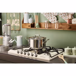 Smeg Victoria SR975PGH plaque Crème Intégré 68.5 cm Gaz 5 zone(s) - Vue supplémentaire 8