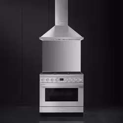 Smeg CPF9GMX four et cuisinière Electrique Gaz Acier inoxydable - Vue supplémentaire 2