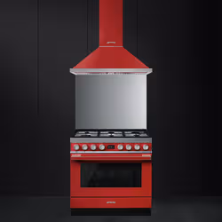 Smeg CPF9GMR four et cuisinière Electrique Gaz Rouge - Vue supplémentaire 3