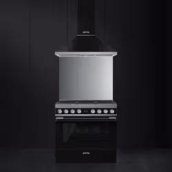 Smeg CPF9GMBL four et cuisinière Electrique Gaz Noir - Vue supplémentaire 2