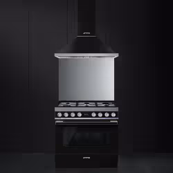 Smeg CPF9GMBL four et cuisinière Electrique Gaz Noir - Vue supplémentaire 3