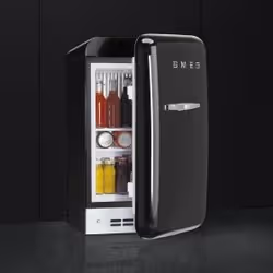 Smeg FAB5RBL réfrigérateur Pose libre 31 L Noir - Vue supplémentaire 3
