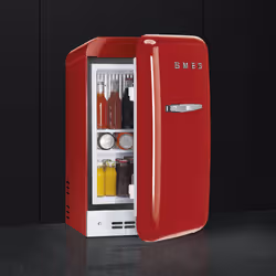 Smeg FAB5RRD réfrigérateur et congélateur commerciaux Réfrigérateur mini-bar 31 L Pose libre D - Vue supplémentaire 2