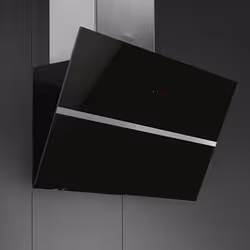 Smeg KCV80NE2 hotte Montée au mur Noir, Acier inoxydable 720 m³/h - Vue supplémentaire 3