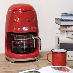 Smeg DCF02RDEU machine à café Entièrement automatique Machine à café filtre 1,4 L - Vue supplémentaire 6