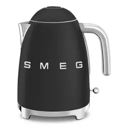 Smeg KLF03BLMEU bouilloire 1,7 L 2400 W Noir, Chrome
