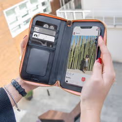 Celly VENEREPK coque de protection pour téléphones portables 16,5 cm (6.5") Étui avec portefeuille Rose - Vue supplémentaire 2