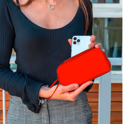 Celly Venere coque de protection pour téléphones portables 16,5 cm (6.5") Étui avec portefeuille Rouge - Vue supplémentaire 2