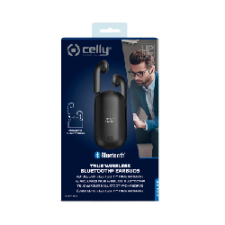 Celly Slide1 Casque Sans fil Ecouteurs Appels/Musique Bluetooth Noir