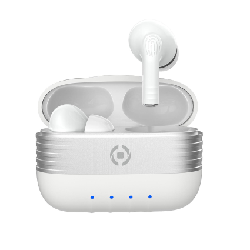 Celly Slim1 Casque Sans fil Ecouteurs Appels/Musique Bluetooth Blanc