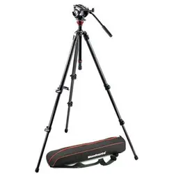 Manfrotto MVH500AH, 755CX3 trépied Caméras numériques 3 pieds Noir