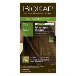 BIOKAP NUTRICOLOR DELICATO RAPID 7.0 BLOND MOYEN NATUREL 140ML