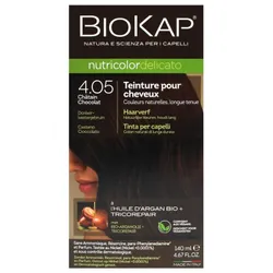 Biokap Nutricolor Delicato Teinture Permanente - Coloration : 4.05 Châtain Chocolat