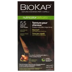 Biokap Nutricolor Delicato Teinture Permanente - Coloration : 5.5 Châtain Clair Acajou