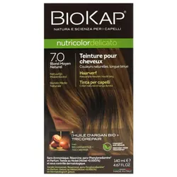 Biokap Nutricolor Delicato Teinture Permanente - Coloration : 7.0 Blond Moyen Naturel
