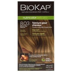 Biokap Nutricolor Delicato Teinture Permanente - Coloration : 8.03 Blond Clair Naturel