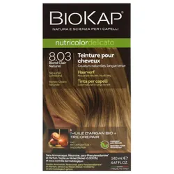 Biokap Nutricolor Delicato Teinture Permanente - Coloration : 8.03 Blond Clair Naturel