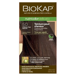 Biokap Nutricolor Delicato Rapid Teinture pour Cheveux 5.0 Chatain Clair Naturel