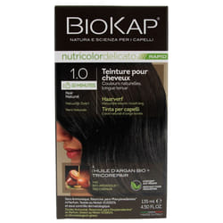 Biokap Nutricolor Delicato Rapid Teinture pour Cheveux - Coloration : 1.0 Noir Naturel