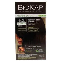 Biokap Nutricolor Delicato Rapid Teinture pour Cheveux - Coloration : 4.05 Châtain Chocolat