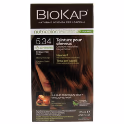 Biokap Nutricolor Delicato Rapid Teinture pour Cheveux - Coloration : 5.34 Châtain Miel Clair