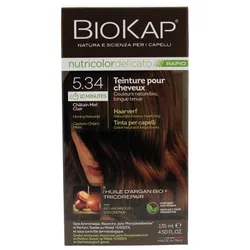 Biokap Nutricolor Delicato Rapid Teinture pour Cheveux - Coloration : 5.34 Châtain Miel Clair