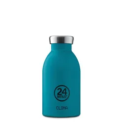 24Bottles Clima Utilisation quotidienne 330 ml Acier inoxydable Noir, Bleu