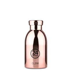 24Bottles Clima Utilisation quotidienne 330 ml Acier inoxydable Or rose